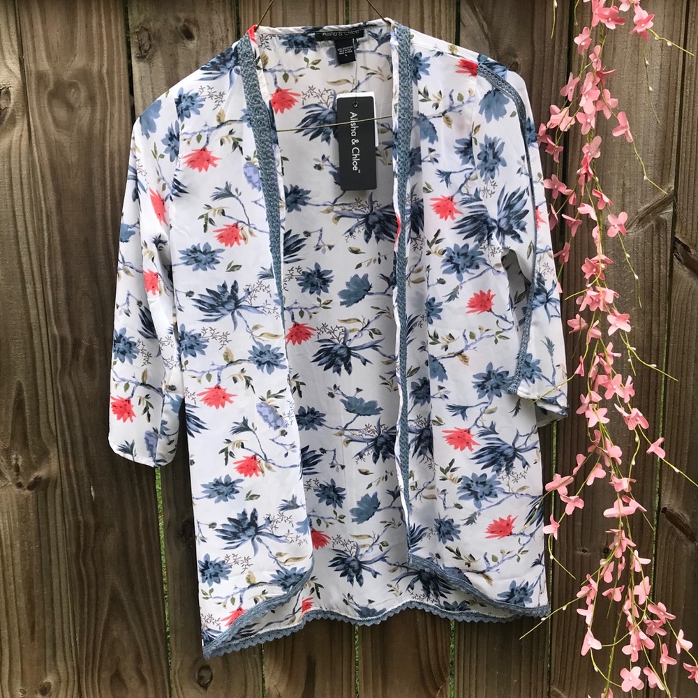 Floral kimono size L